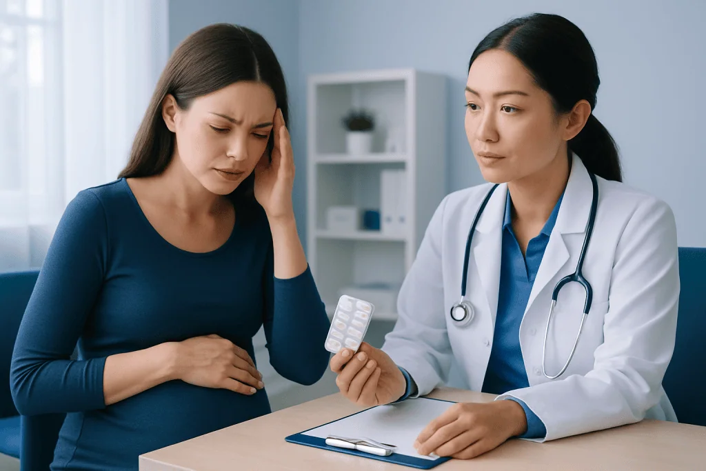 Medicines that may need to be avoided or used with caution — headache during pregnancy
