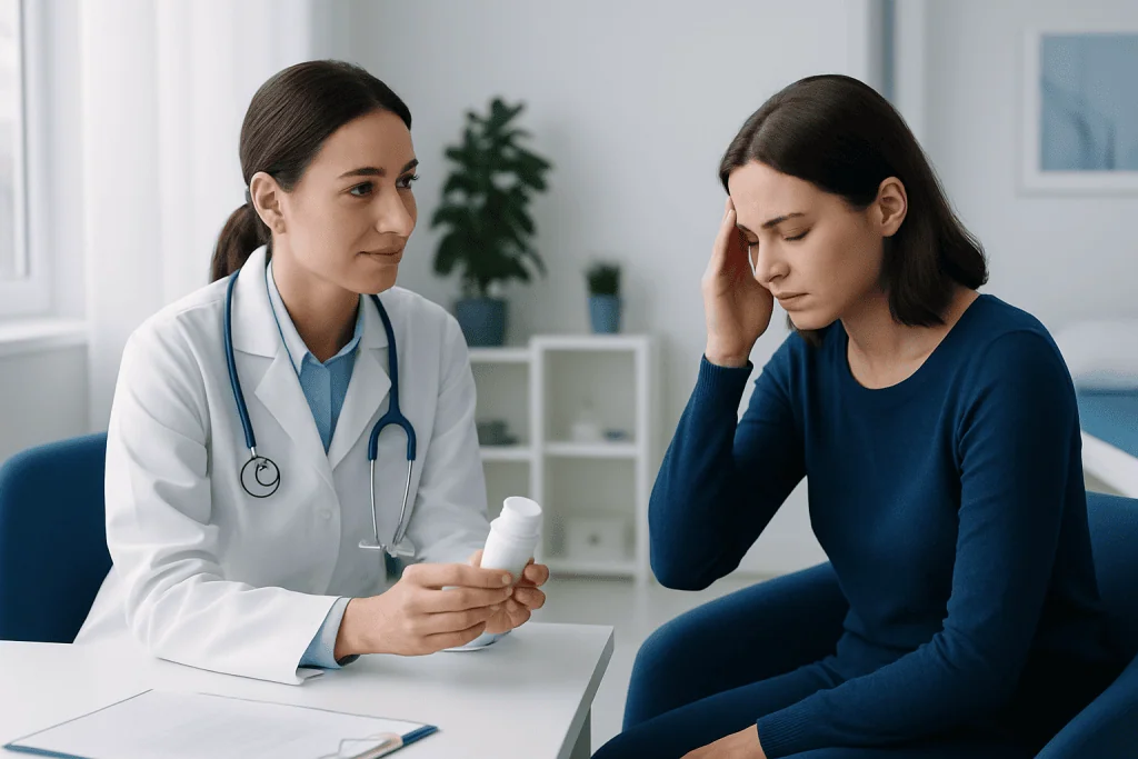 Medicines used during a headache attack — headache medicine