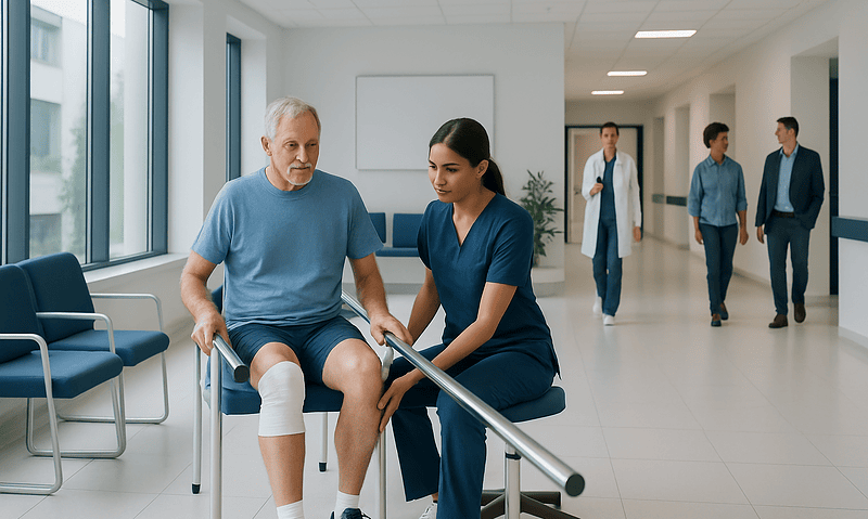 Overview — physiotherapy after knee replacement