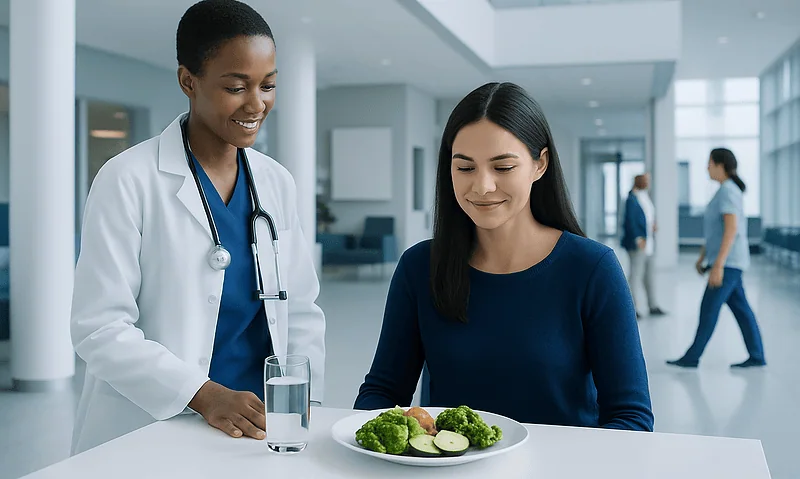 Best Foods for Bones and Joints: What to Eat More Often 17 Doctor and patient discussing healthy food options for bones and joints.