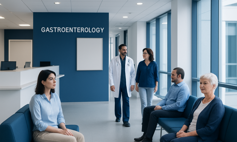 Choosing a Gastroenterology Hospital in Turkey: Questions International Patients Should Ask 16 Patients waiting in a gastroenterology clinic at Acibadem Hospitals Group.