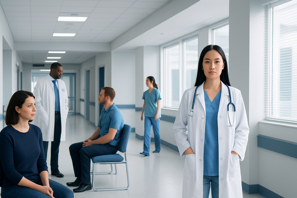 How to Prevent Dry Socket After Tooth Extraction: Smoking, Rinsing, and Aftercare Tips 1 Healthcare professionals and patients in a hospital corridor.