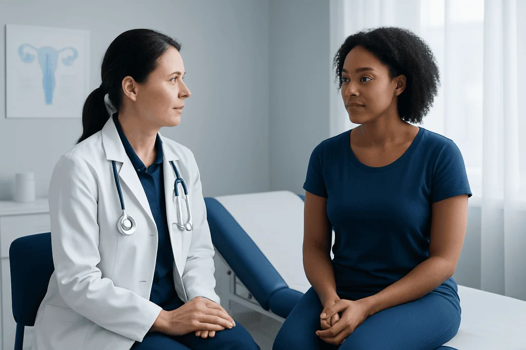 Pelvic exam, breast exam, and screening tests — women's health checkup