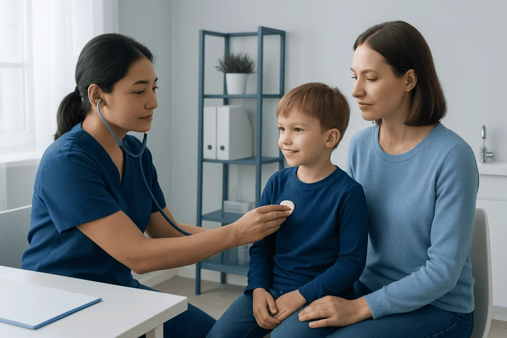 Physical exams, screenings, and vaccinations — pediatric health checkups