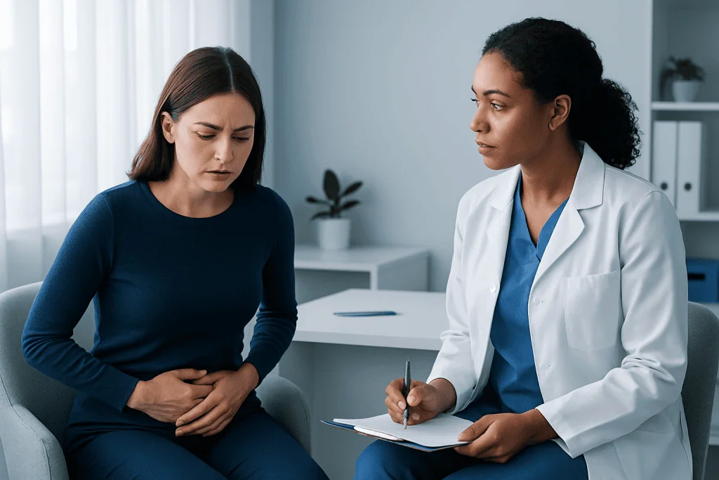 Possible causes and risk factors — pelvic pain in women