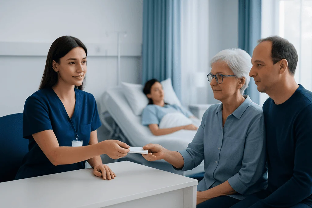 Registration, ID, and hospital access — Overnight companion rules