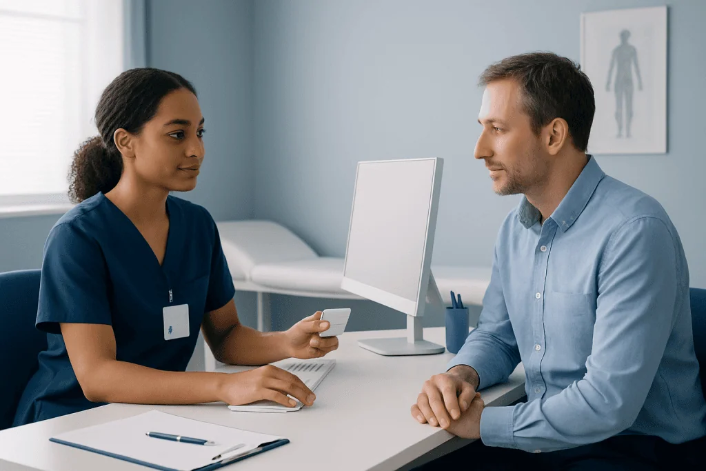Registration, identity checks, and why they matter — what to expect on arrival for your first appointment