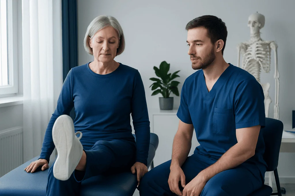 Safe Exercises in the First Weeks — physiotherapy after hip replacement