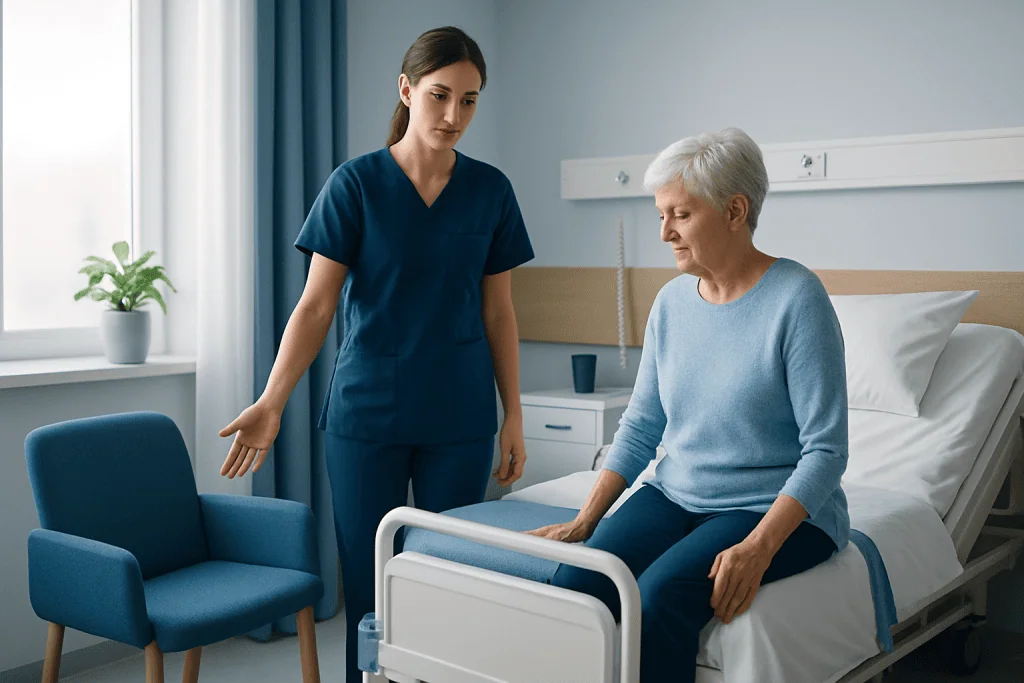 Set up your room for safer movement — Hospital Fall Prevention