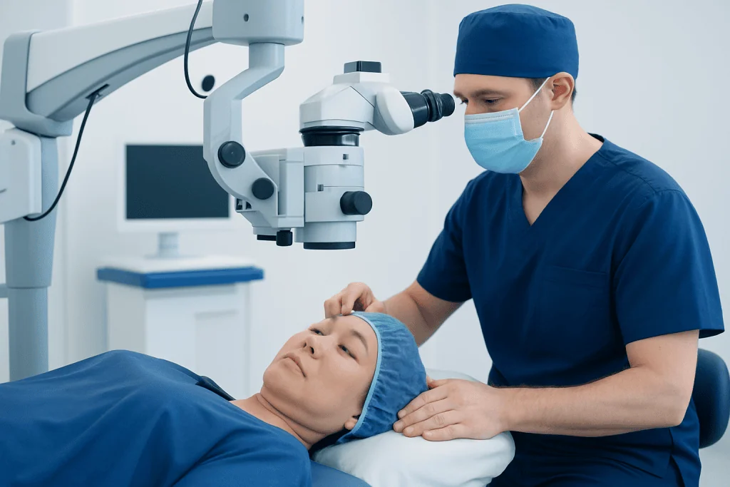 Signs and symptoms of ptosis — oculoplastic surgery for ptosis