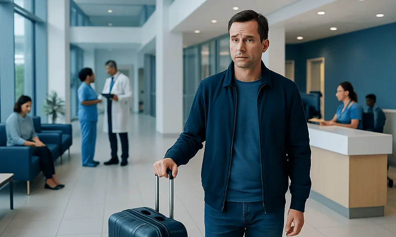 Stay calm and act before leaving the airport — lost luggage before treatment in Turkey