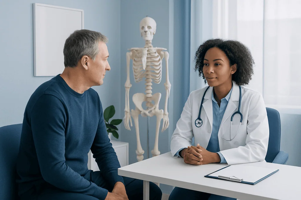 Step 1: Medical History and Symptom Review — bone and joint clinic visit