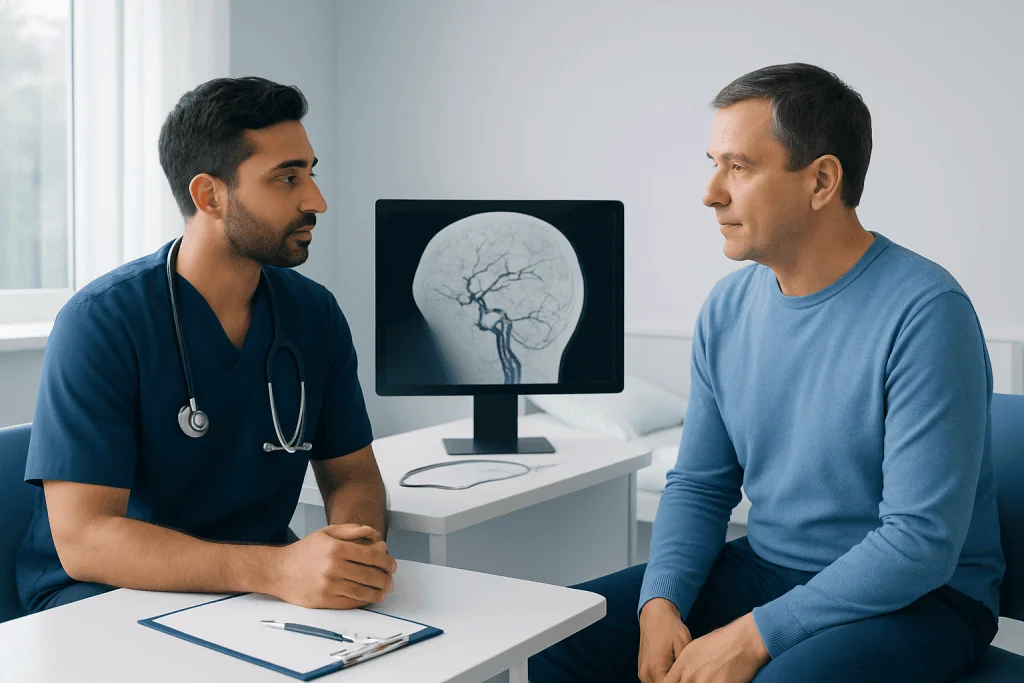 Step by Step: What Happens During Cerebral Angiography — cerebral angiography