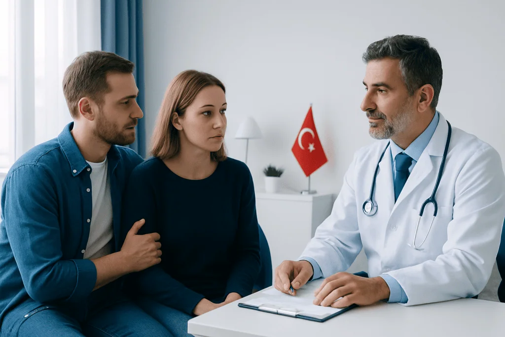 Supporting the patient during consultations and treatment days — family support during treatment in Turkey