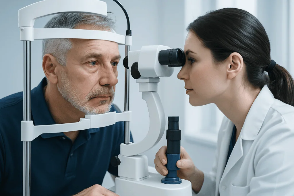Symptoms — pterygium