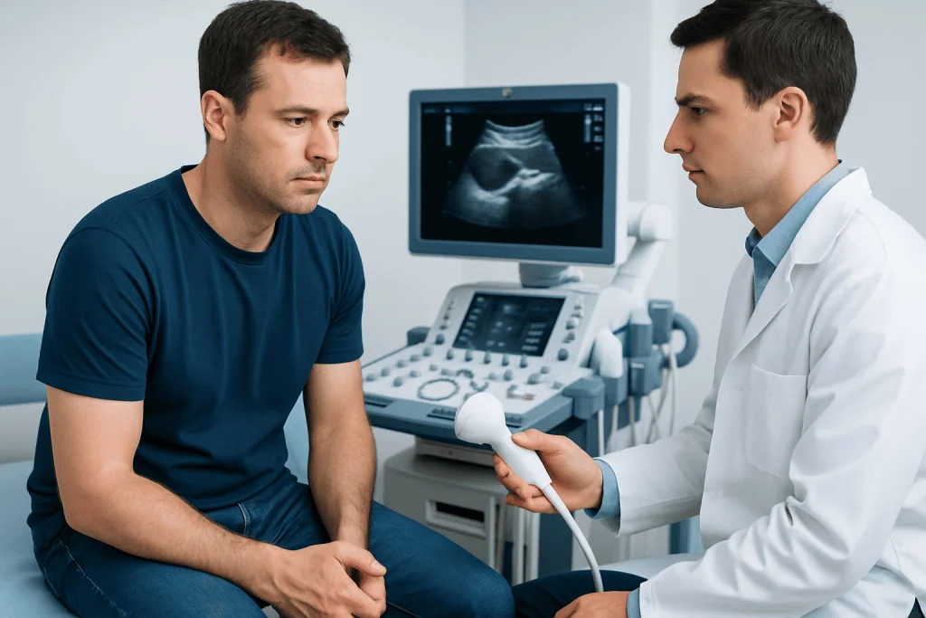 Symptoms — spermatocele