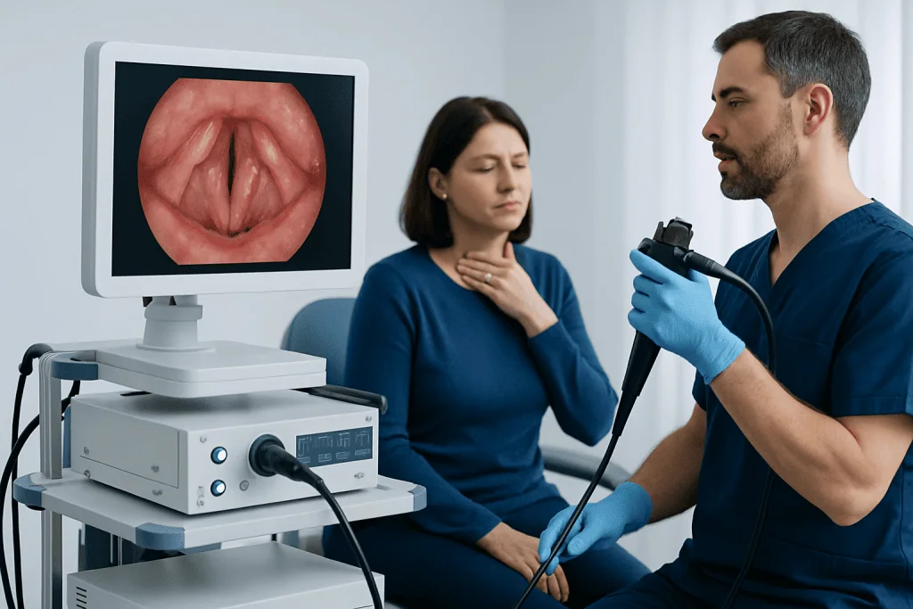 Symptoms — laryngitis
