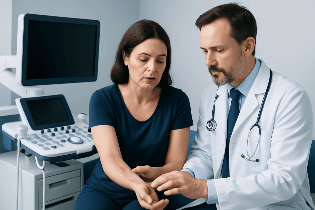 Symptoms — lymphangitis