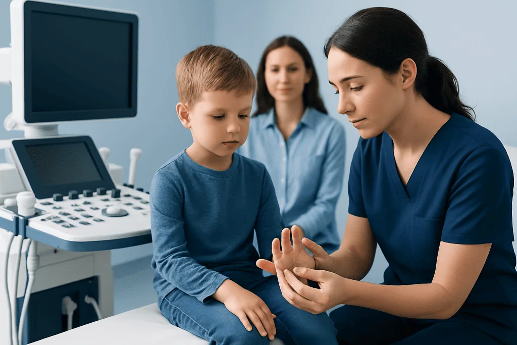 Symptoms — syndactyly