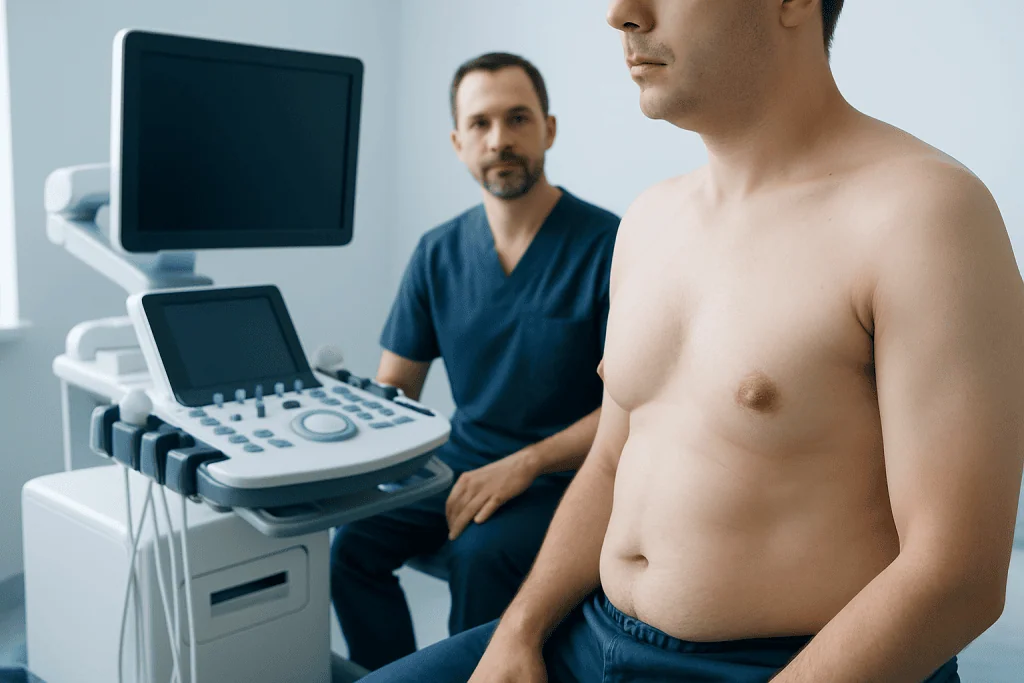 Symptoms — accessory breast tissue in men
