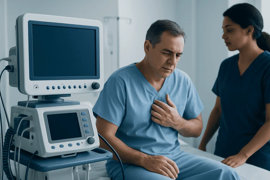 Symptoms — coronary heart disease