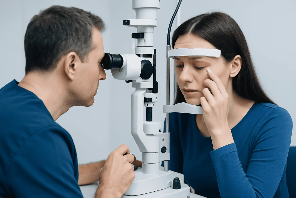Symptoms — contact lens intolerance
