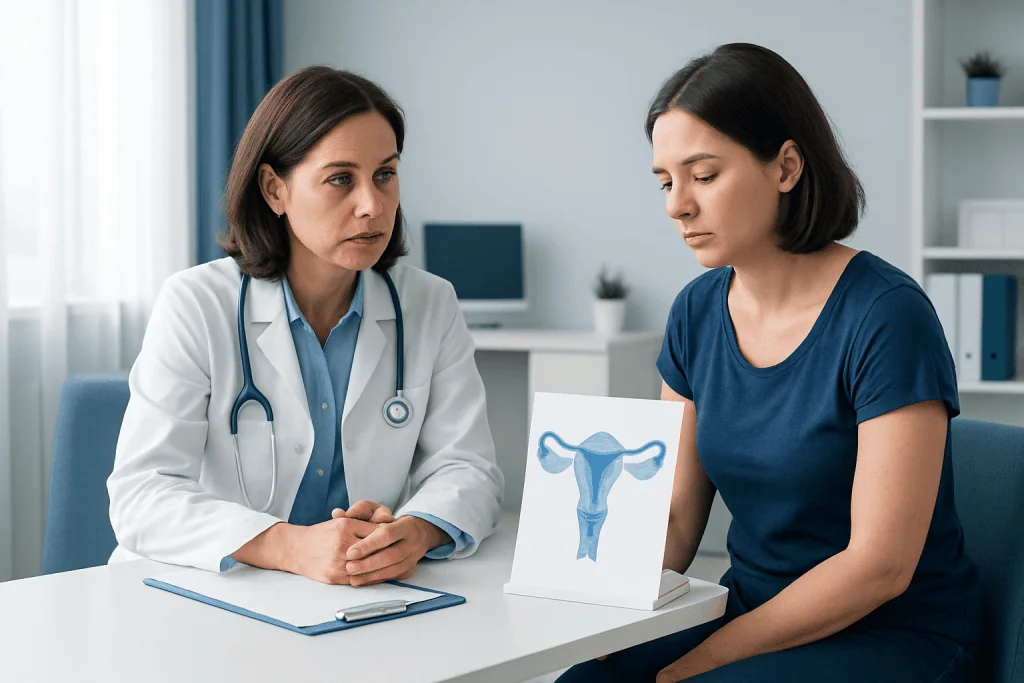 Symptoms and conditions that may lead to surgery — oophorectomy