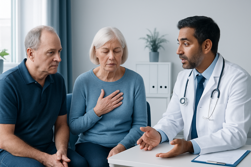 Symptoms and daily impact — heart failure with preserved vs reduced ejection fraction