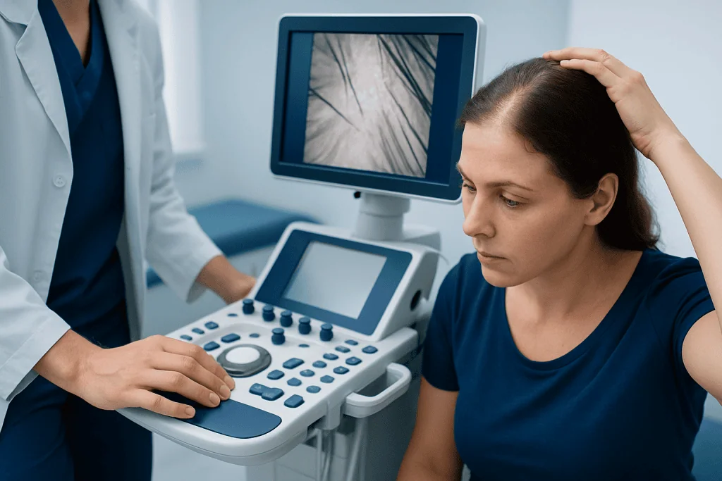Symptoms and How It Appears — female pattern hair loss