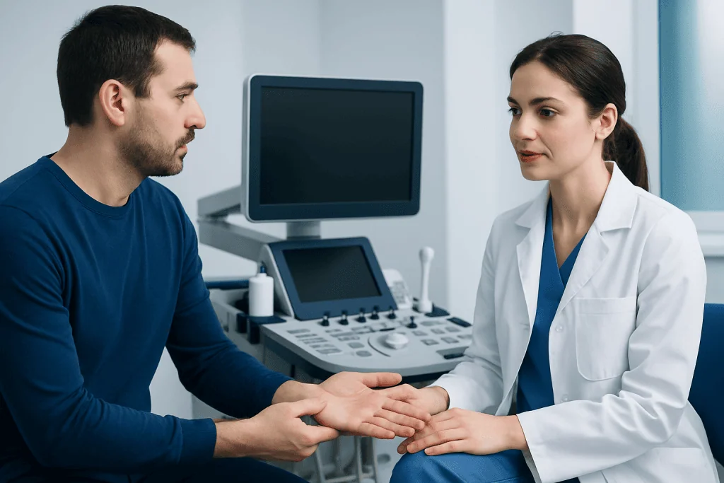 Symptoms and how the condition affects daily life — De Quervain syndrome treatment