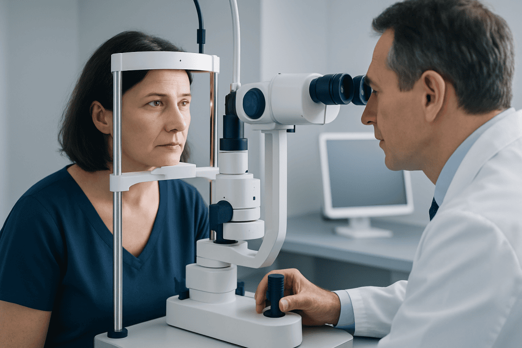 Symptoms and related signs — double vision