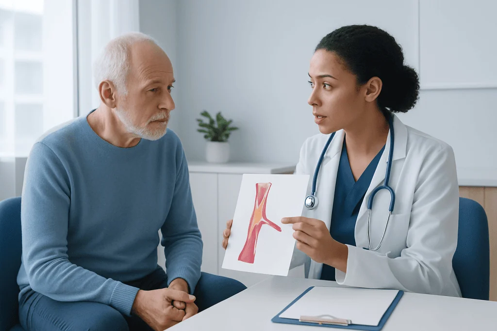Symptoms and Warning Signs — carotid artery disease before CABG