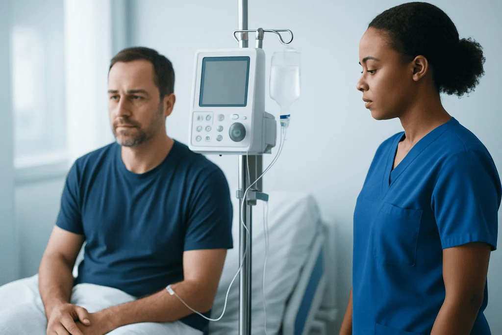 Symptoms and warning signs — acute pancreatitis