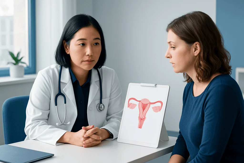 Symptoms and warning signs — ovarian cyst surgery