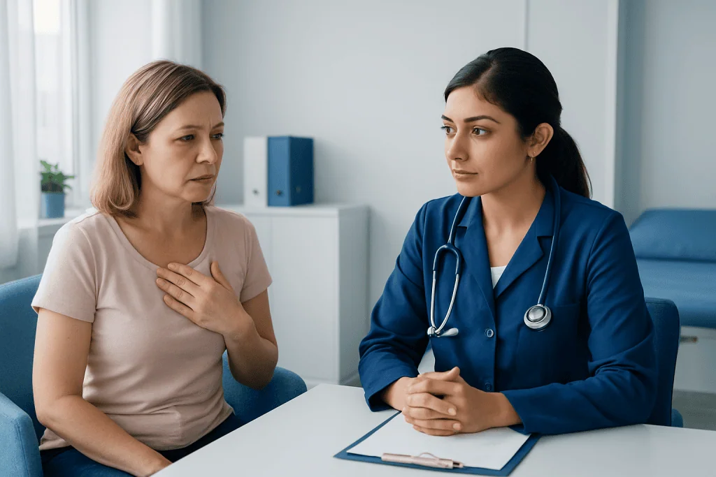 Symptoms and Warning Signs — breast carcinoma