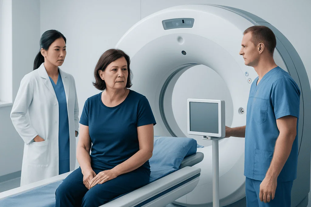 Symptoms and warning signs that may lead to testing — cancer diagnosis