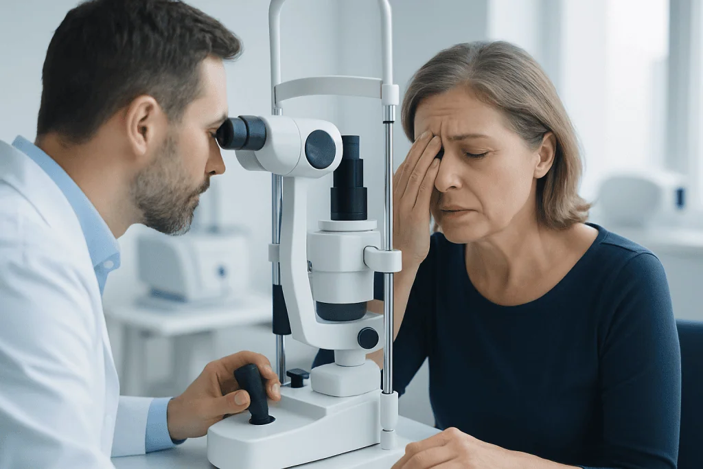Symptoms and What an Episode May Feel Like — transient vision loss in one eye