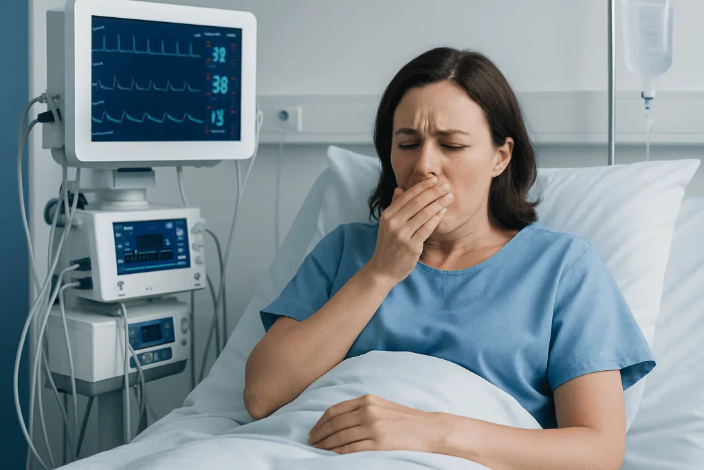 Symptoms and What Patients May Feel — nausea and vomiting after surgery