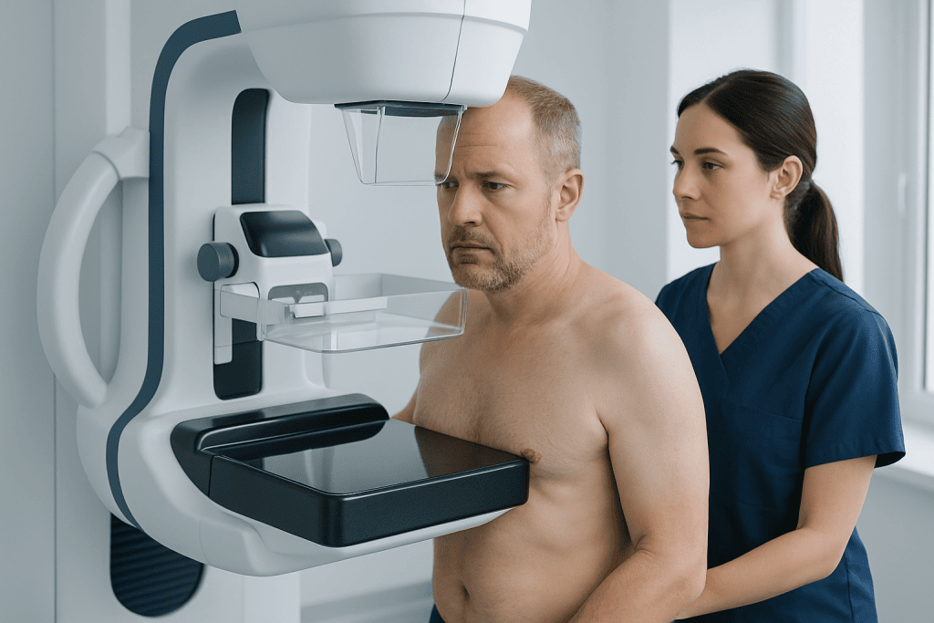 Symptoms of Breast Cancer in Men — breast cancer in men