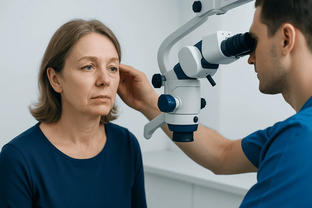 Symptoms of earwax build up — earwax build up