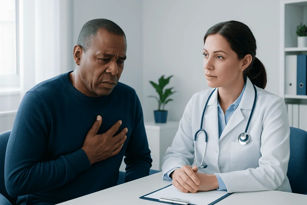 Symptoms of heart disease — heart disease