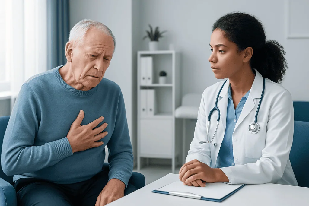 Symptoms that may appear as heart failure progresses — stages of heart failure