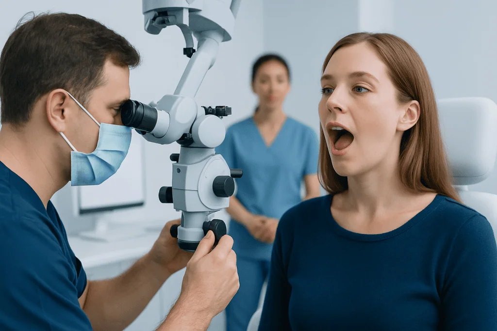 Symptoms That May Happen With Uneven Tonsils — one tonsil bigger than the other