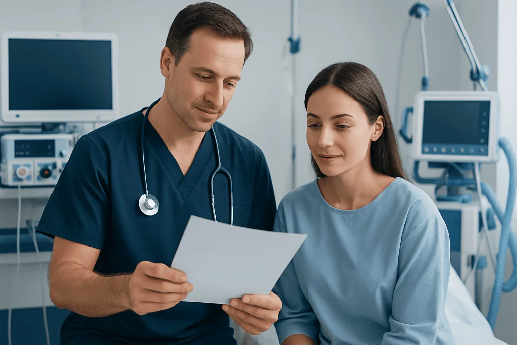 The documents and information you should receive — At Acibadem, What International Patients Receive at Discharge Before Returning Home