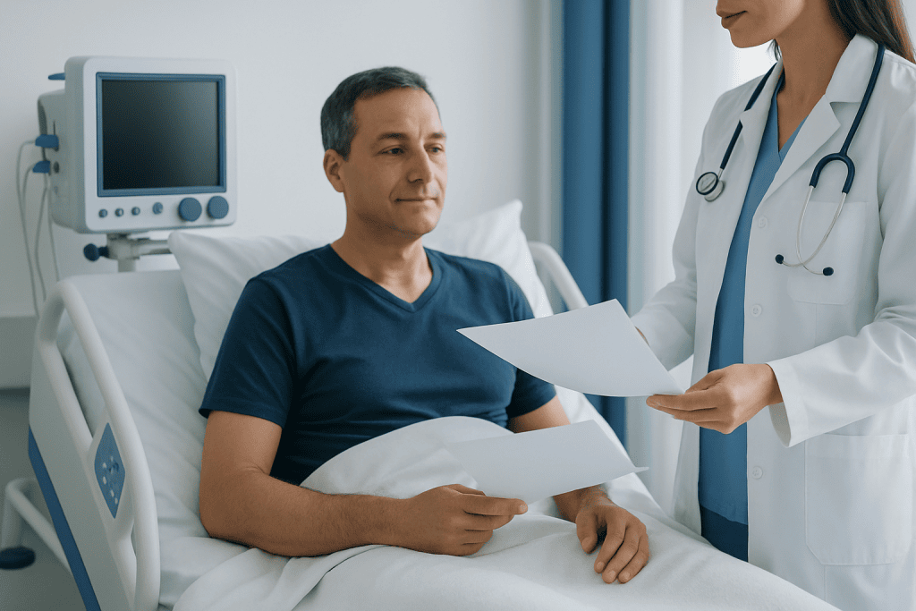 The documents you should leave with — discharge day in Turkey