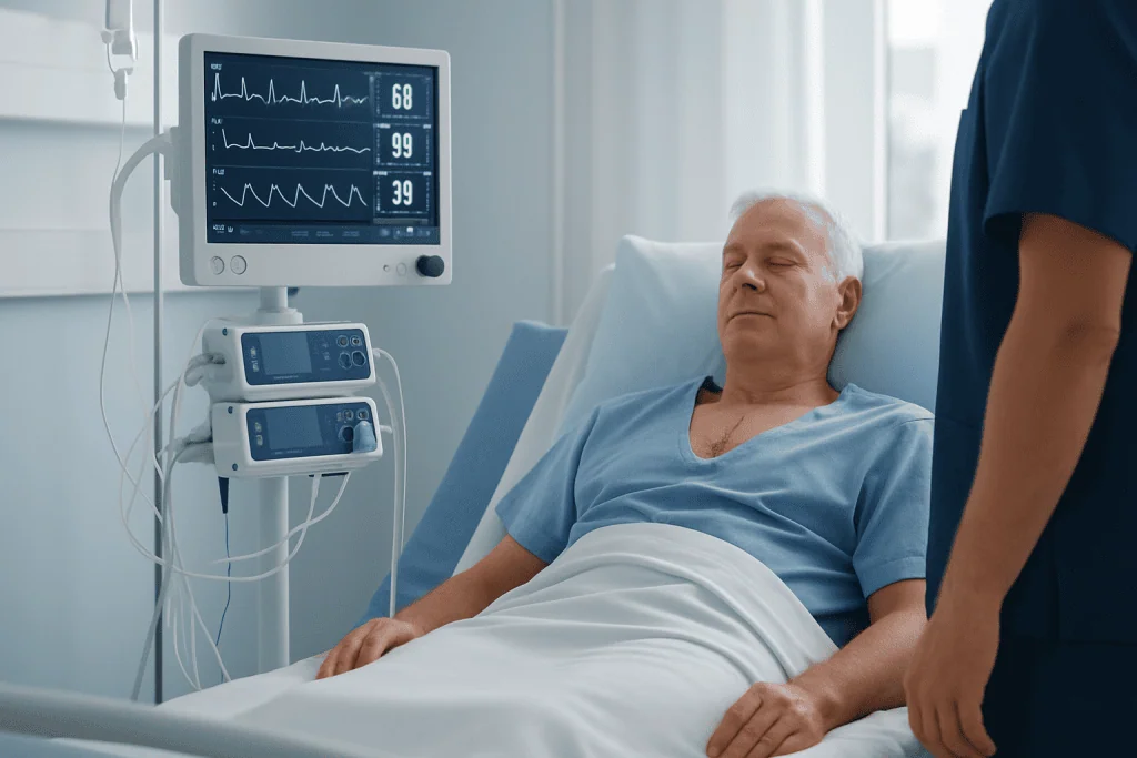 The first days in the hospital — recovery after heart bypass surgery