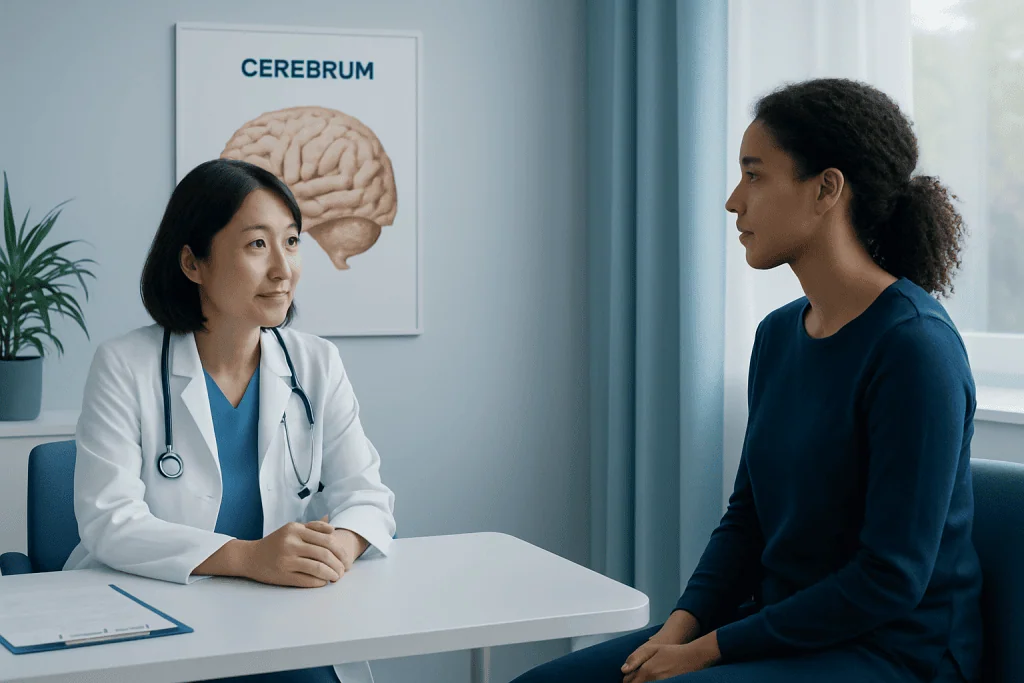 The Main Parts of the Cerebrum — cerebrum