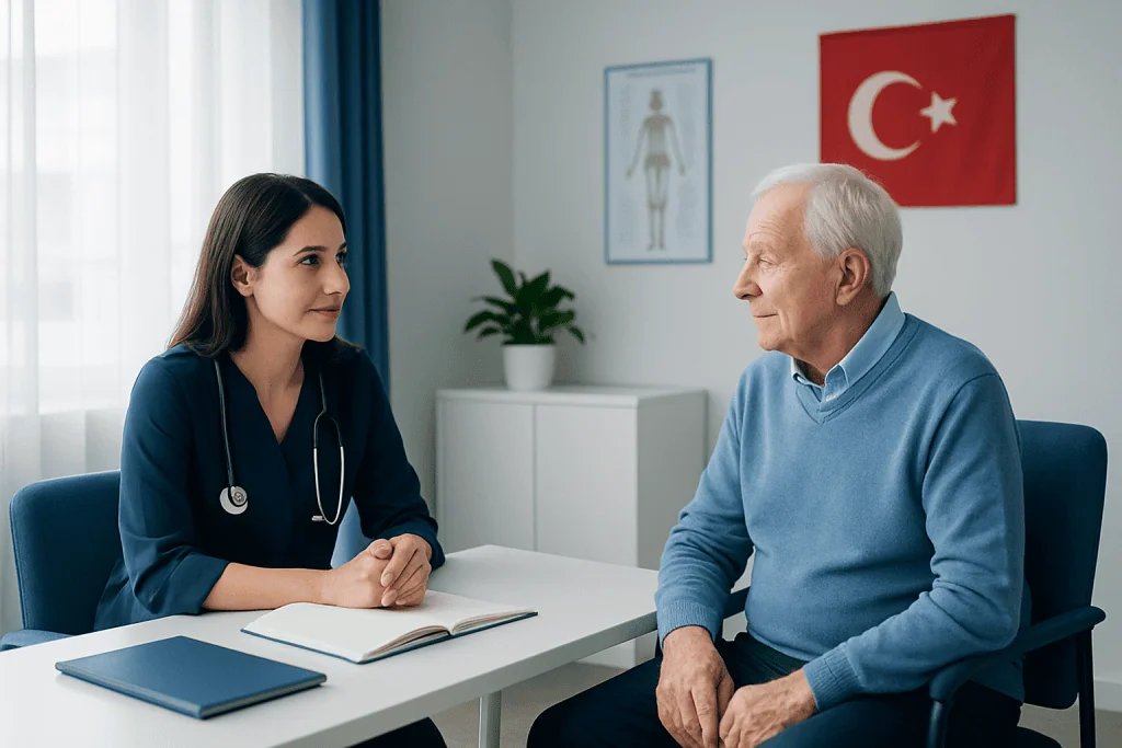 Supporting an Elderly Patient During Treatment in Turkey 3 Travel, arrival and mobility planning — elderly patient treatment in Turkey