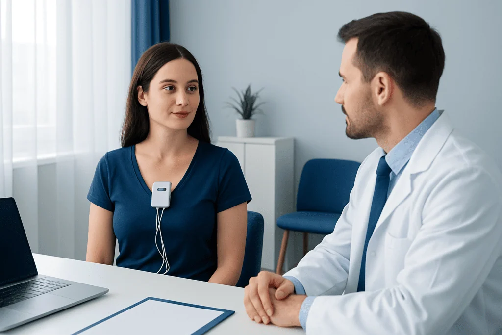 Wearing the device during your day in Turkey — Holter Monitor Testing in Turkey