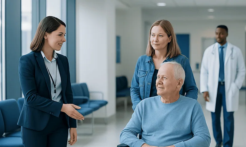 What airport meet-and-greet means for a patient — Airport meet-and-greet services